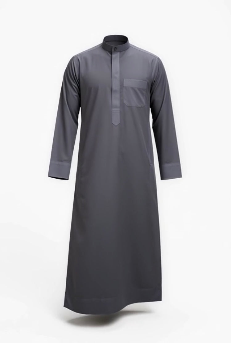 Qamis Homme manches longue - 3 coloris différents