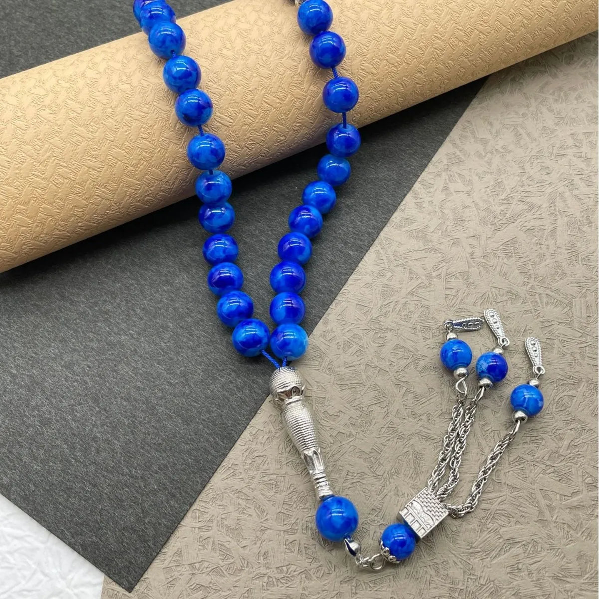 Bracelet Tasbih 33 Perles – Élégance Masculine et Spiritualité