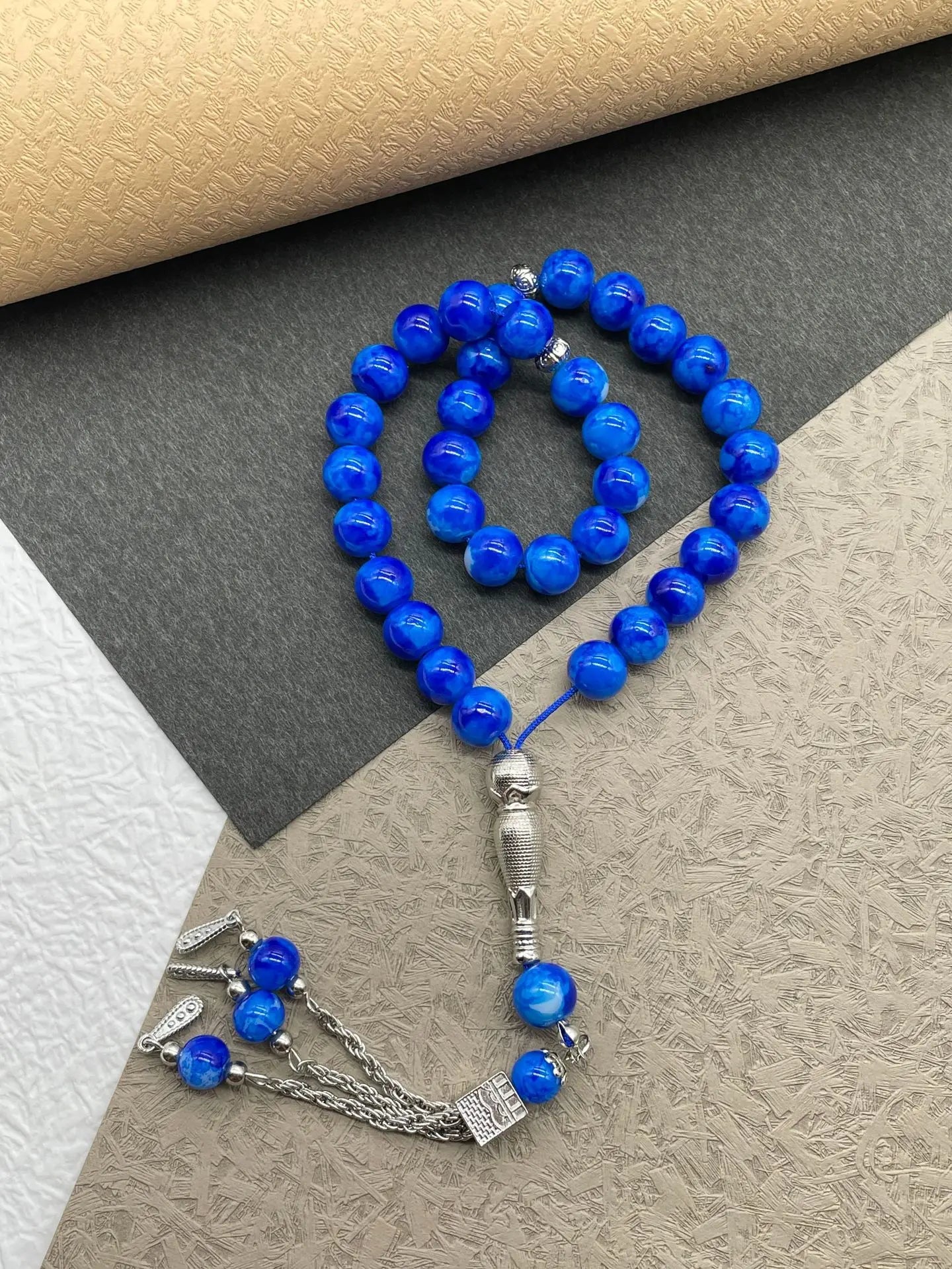 Bracelet Tasbih 33 Perles – Élégance Masculine et Spiritualité