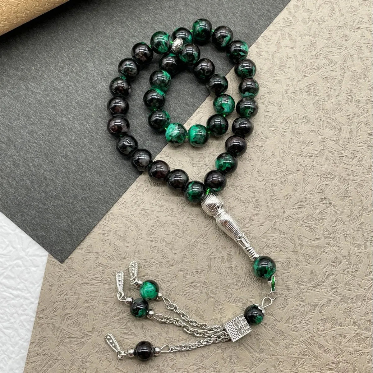 Bracelet Tasbih 33 Perles – Élégance Masculine et Spiritualité